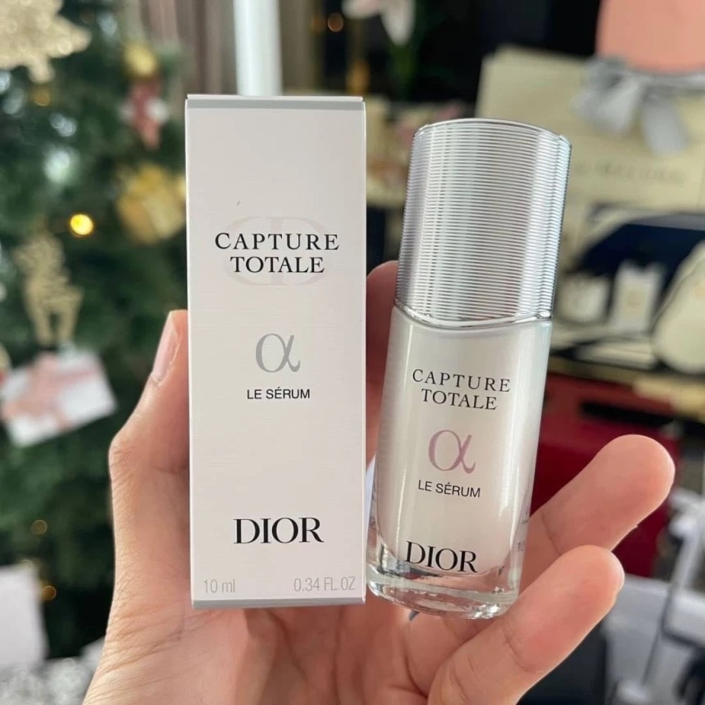 NEW DIOR CAPTURE TOTALE LE SERUM FACE & NECK 10ml/.34oz, Deluxe, Travel Size…